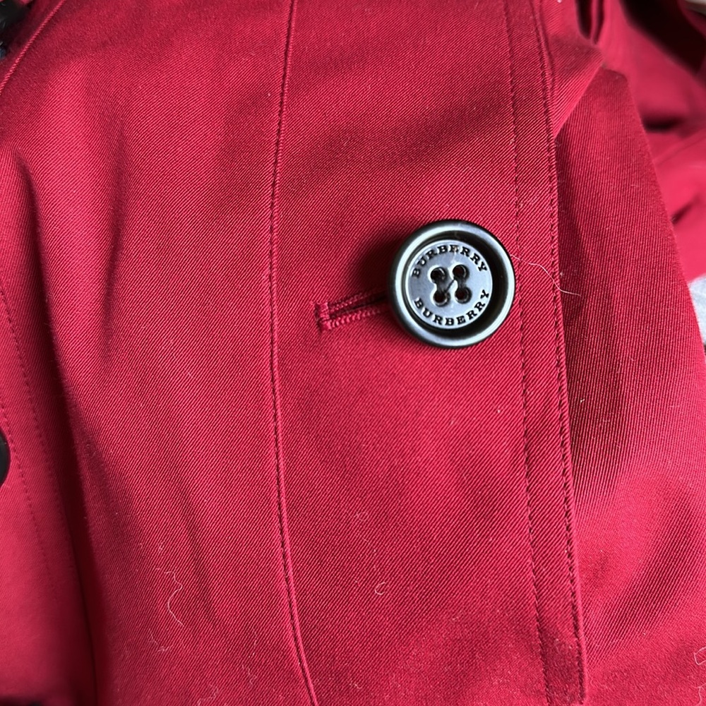Burberry Scarlet Trench Coat - Picture 11 of 13